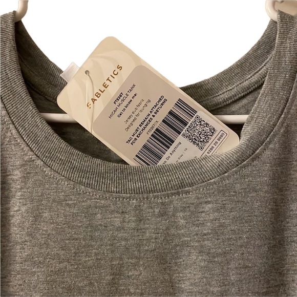 Fabletics She Can Do Anything Gray Women's Tank Top ~ NWT ~ Size: 1X - Picture 3 of 5